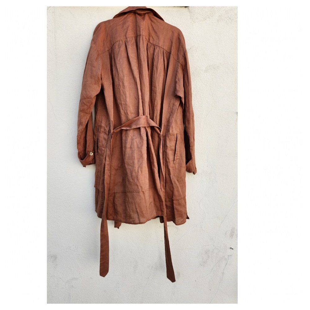 MONITALY SS18 ‎ Spring Coat Linen - Picture 4 of 7